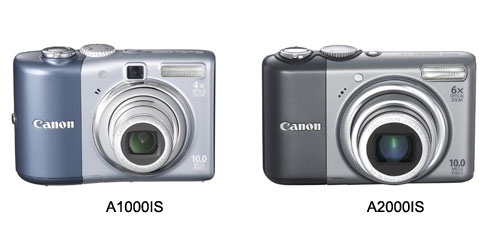 Canon Powershot A1000IS & A2000IS