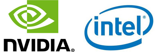 Nvidia Intel logo
