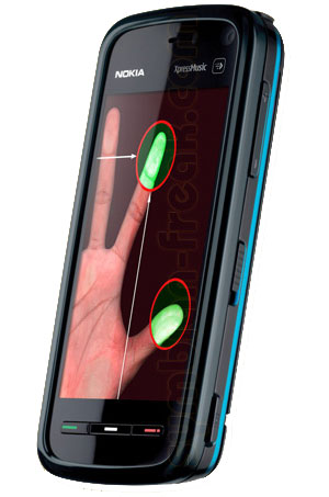 Multipoint multitouch Nokia 5800
