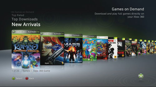Xbox LIVE Games on Demand