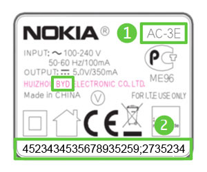 Nokia AC-3E charger