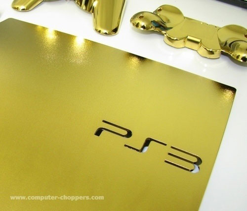 PS3 Slim Gold
