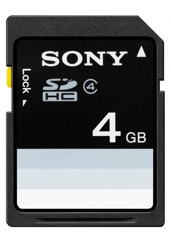 Sony 4GB SD card