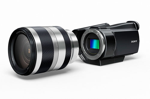 Sony Camcorder with Interchangeable lens 