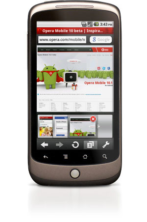 Opera Mobile 10.1 for Android