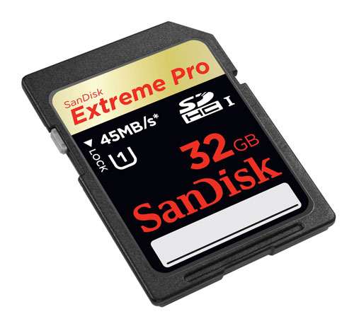 SanDisk Extreme Pro UHS-I SDHC card