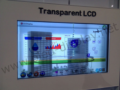 LG 47-inch Transparent IPS multi-touch LCD
