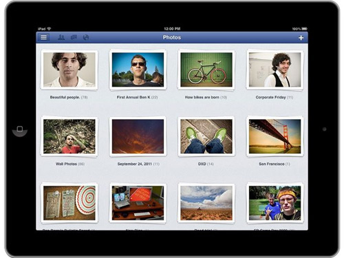 Facebook iPad app