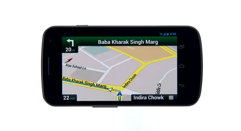 Google Navigation for India