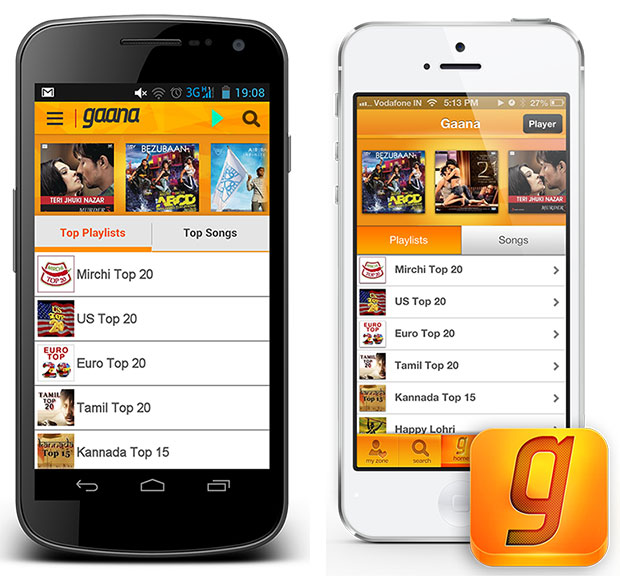 Gaana.com app