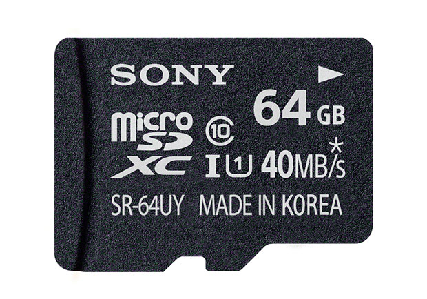 Sony 64GB microSD card 