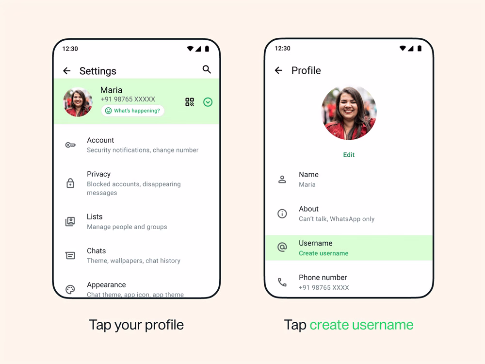 Reserve WhatsApp Username
